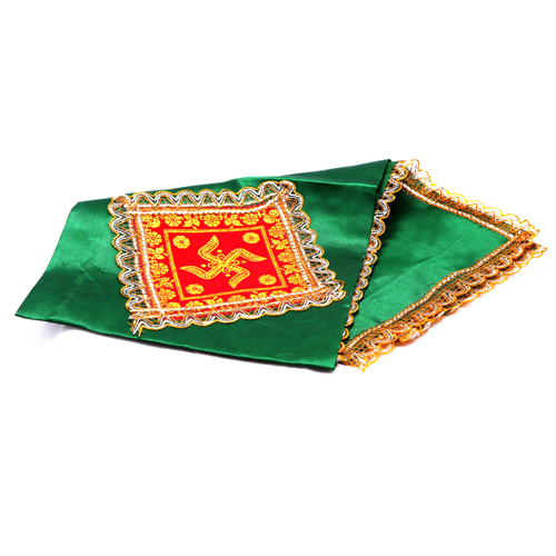 Green Decorative Cloth/Mammat Cloth with Sathiya