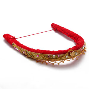 Red Modiya / velvet handicraft Modiya
