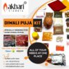 Akbari Traders 27 Samagri Diwali Poojan Samagri/Deepawali Puja Kit/Lakshmi Puja Kit